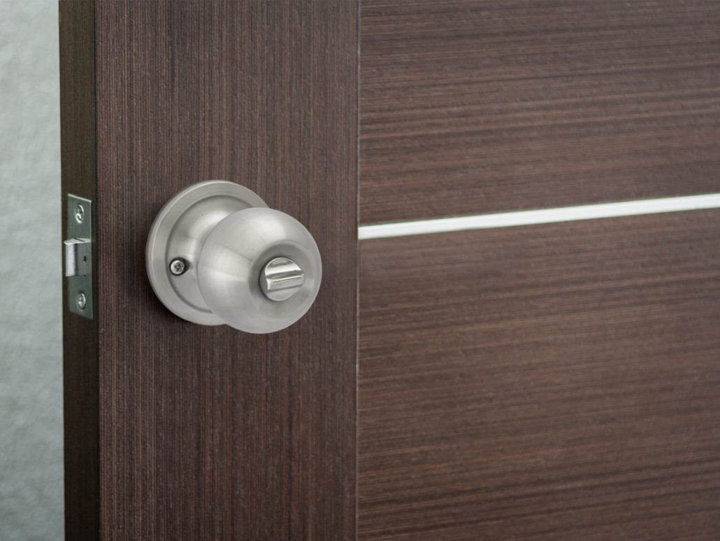 Nova Pluto Interior Door Knob - Privacy Installed