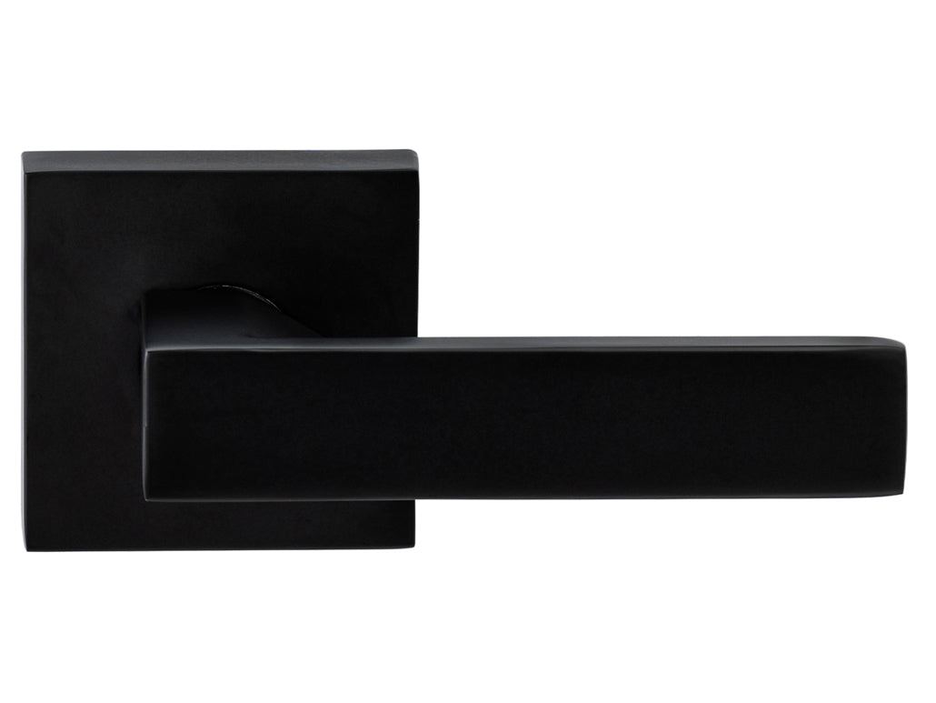 Nova Quad Interior Door Lever in Black