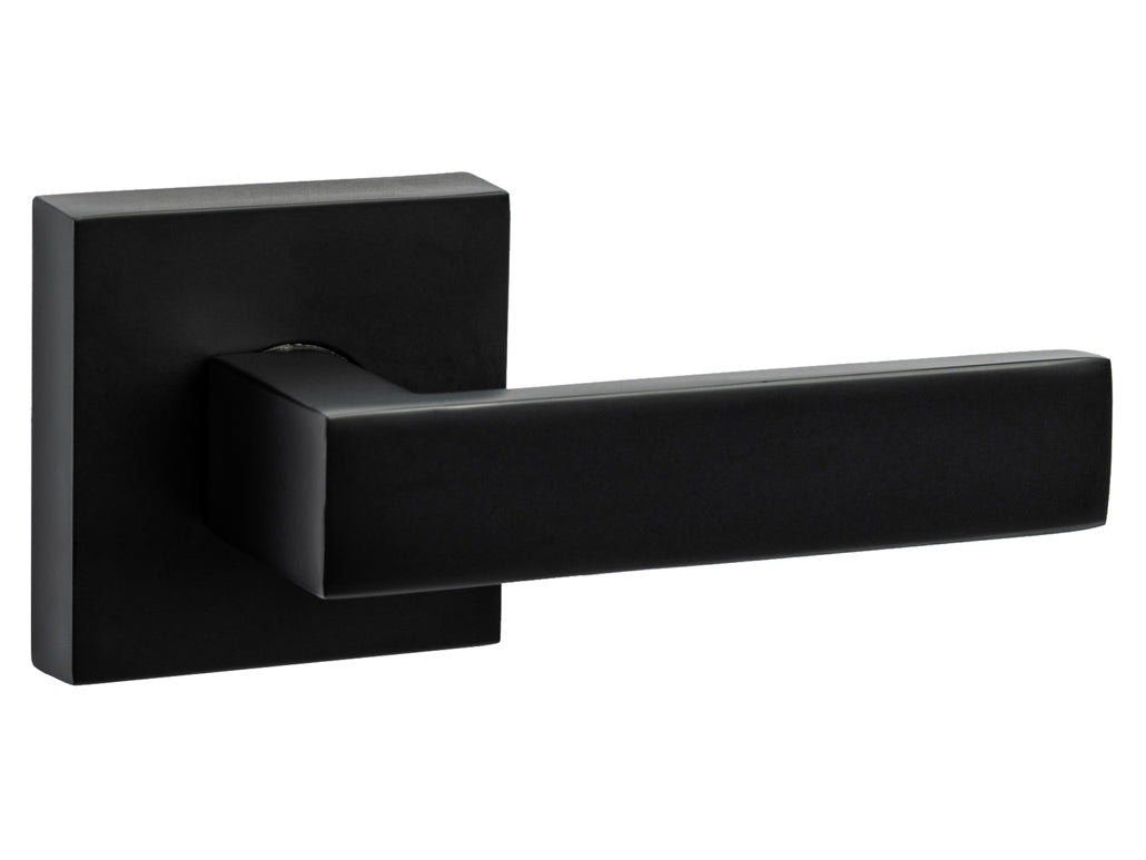 Nova Quad Interior Door Lever in Black