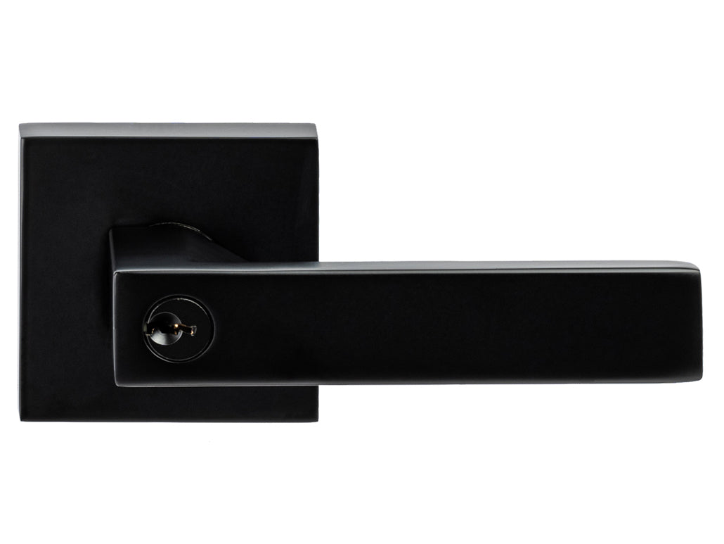 Nova Quad Interior Door Lever in Black
