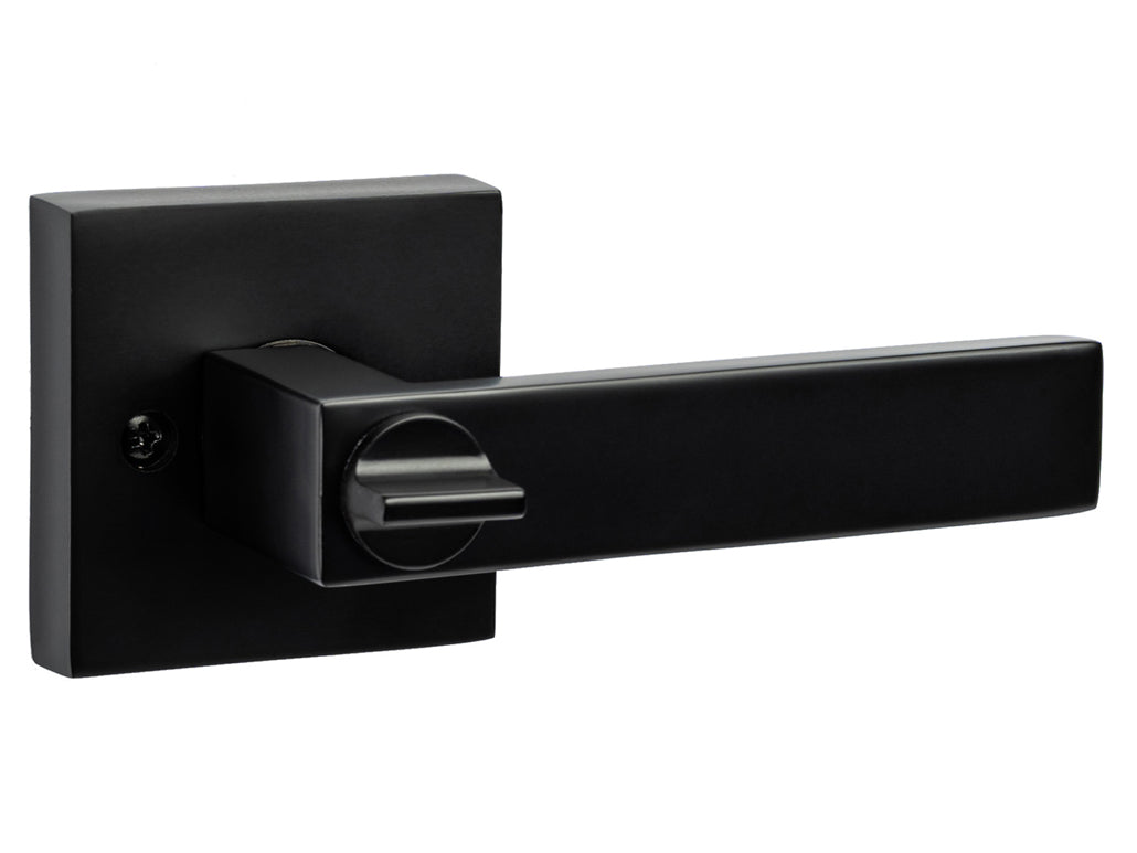 Nova Quad Interior Door Lever in Black