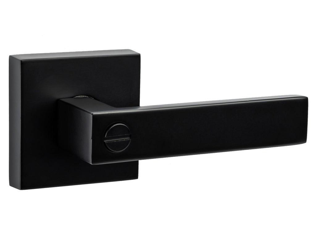 Nova Quad Interior Door Lever in Black