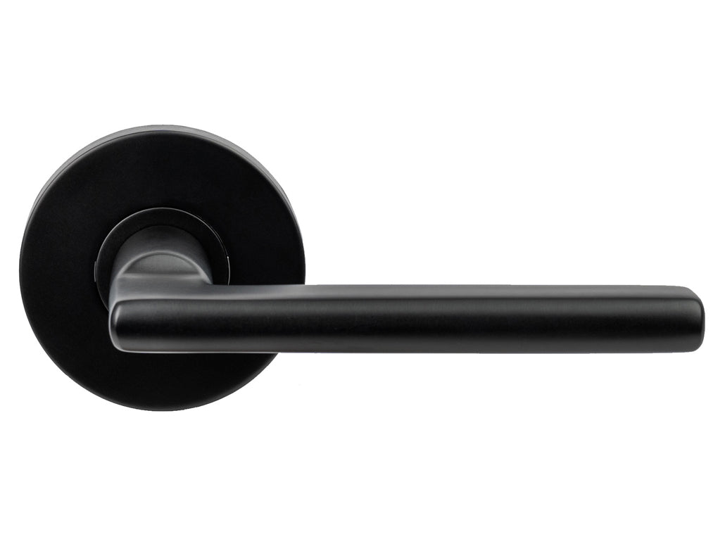 Nova Simplicity Interior Door Lever in Black