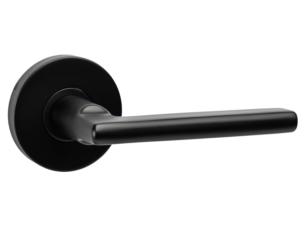 Nova Simplicity Interior Door Lever in Black