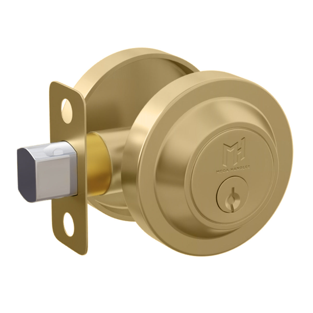 Mega Handles Raegen Deadbolt Satin Brass SB