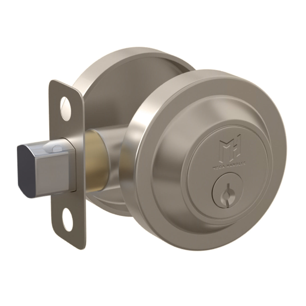 Mega Handles Raegen Deadbolt Satin Nickel SN