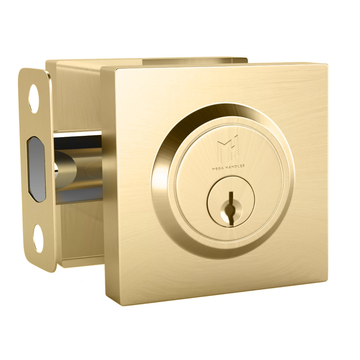 Mega Handles Robell Deadbolt Satin Brass SB