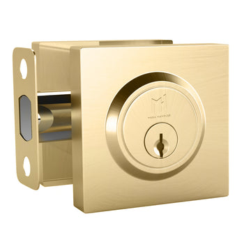 Mega Handles Robell Deadbolt Satin Brass SB