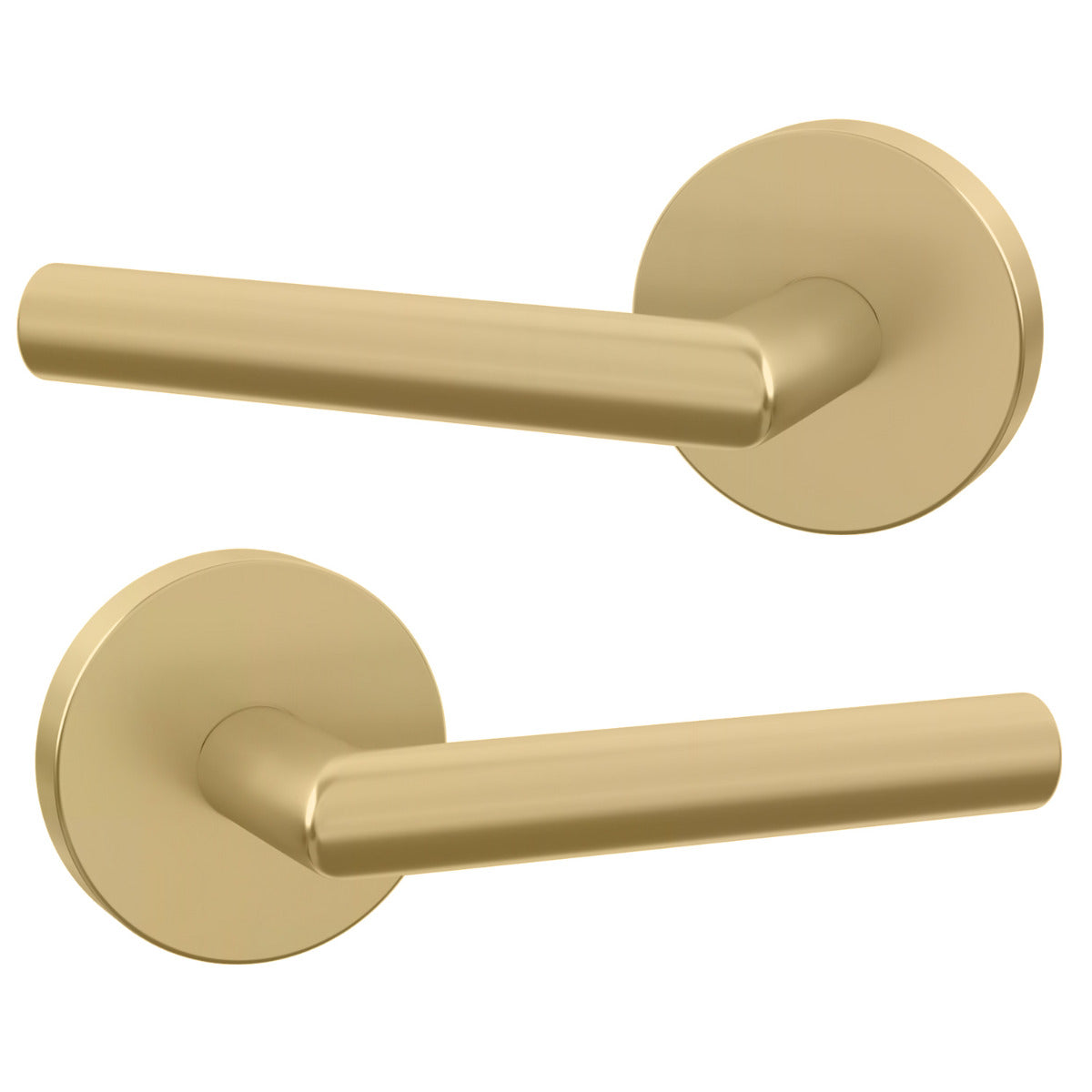 Mega Handles Ronn Lever Satin Brass SB