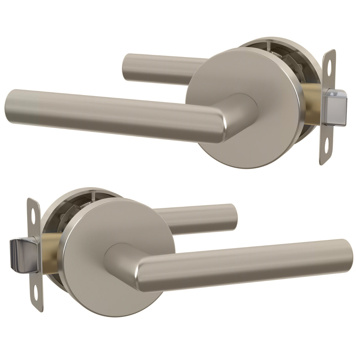 Mega Handles Ronn Lever Satin Nickel SN