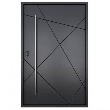 Nova Royal Series Pivot Wrought Iron Custom Exterior Door - Style 001
