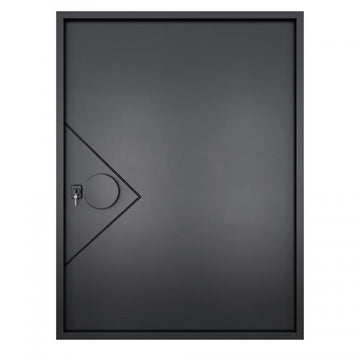 Nova Royal Series Pivot Wrought Iron Custom Exterior Door - Style 002