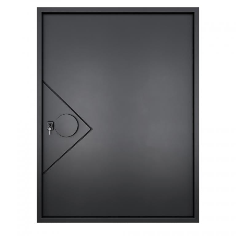 Nova Royal Series Pivot Wrought Iron Custom Exterior Door - Style 002