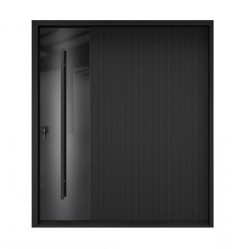 Nova Royal Series Pivot Wrought Iron Custom Exterior Door - Style 008