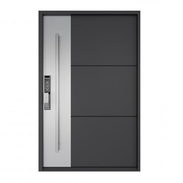 Nova Royal Series Pivot Wrought Iron Custom Exterior Door - Style 010