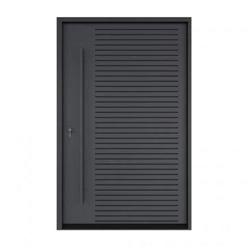Nova Royal Series Pivot Wrought Iron Custom Exterior Door - Style 011