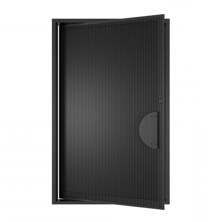 Nova Royal Series Pivot Wrought Iron Custom Exterior Door - Style 014