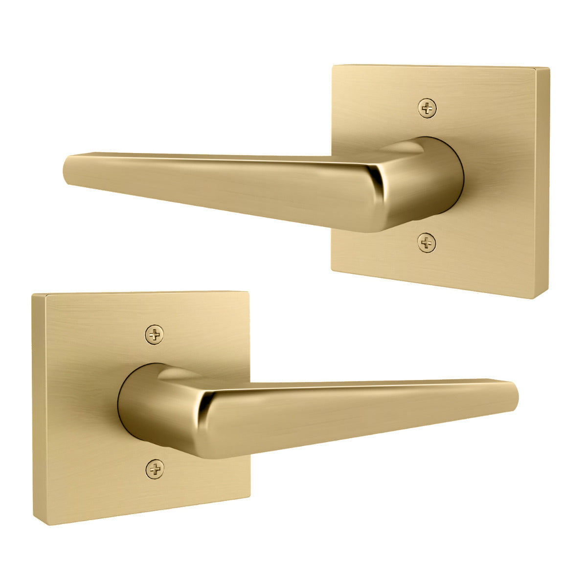 Mega Handles Shein Lever Satin Brass SB