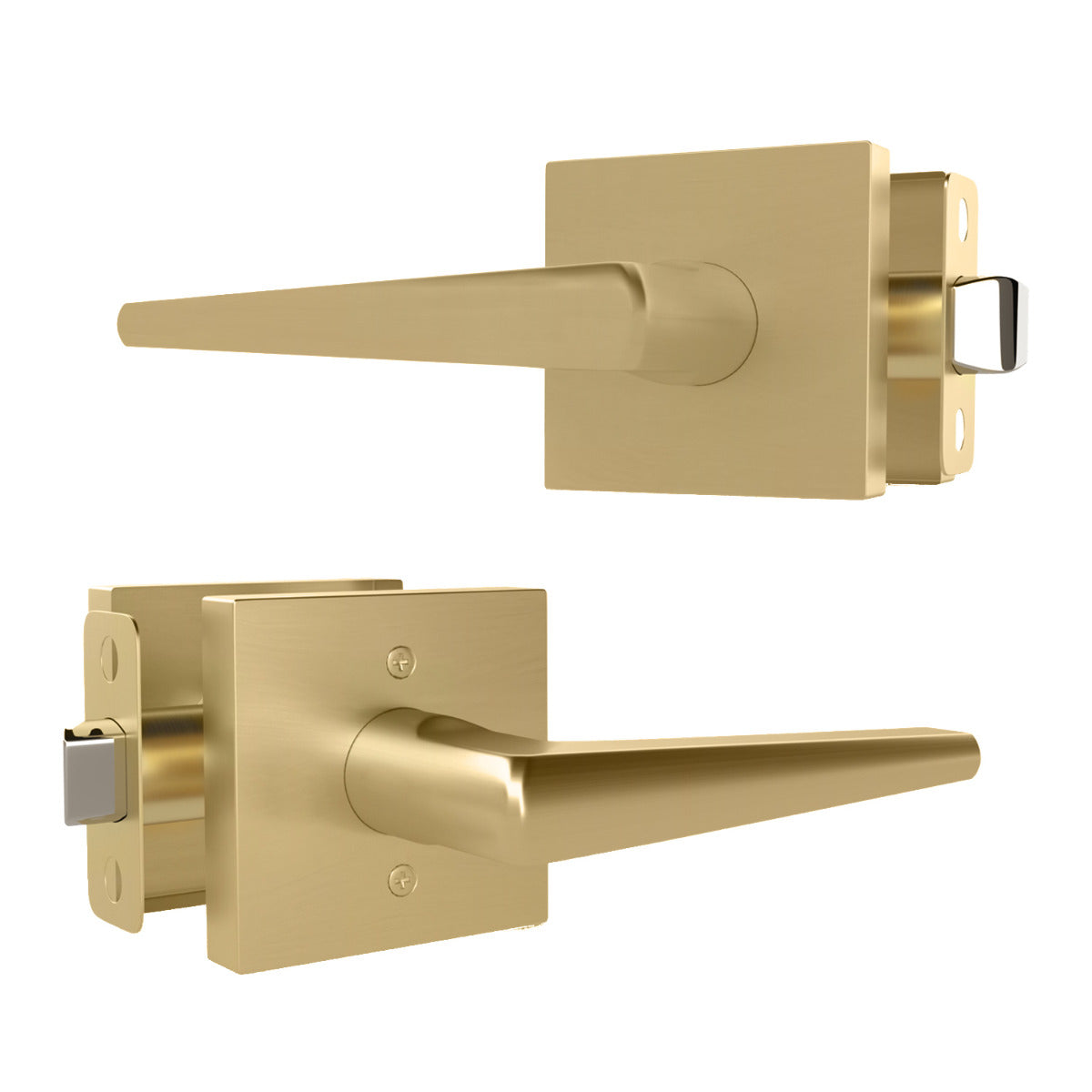 Mega Handles Shein Lever Satin Brass SB