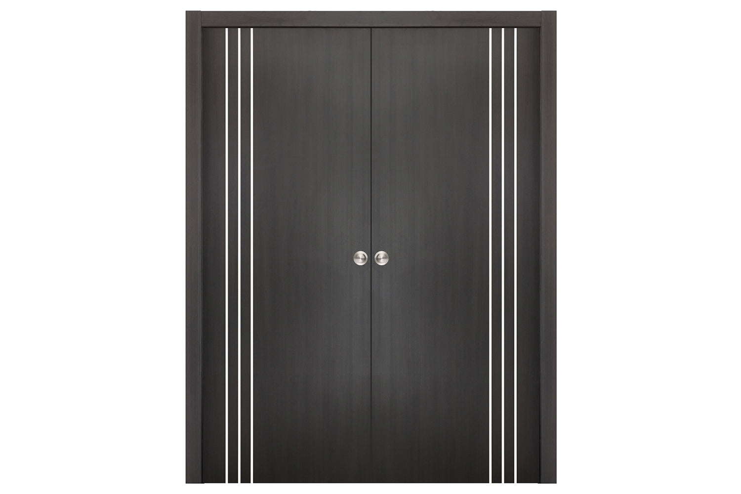 Nova Smart 005 Wenge Eco Veneer Modern Interior Door - Double Pocket Door