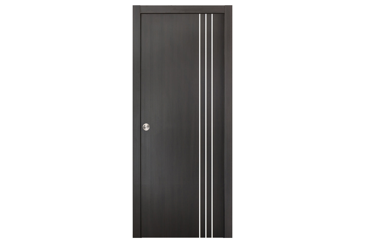 Nova Smart 005 Wenge Eco Veneer Modern Interior Door - Single Pocket Door