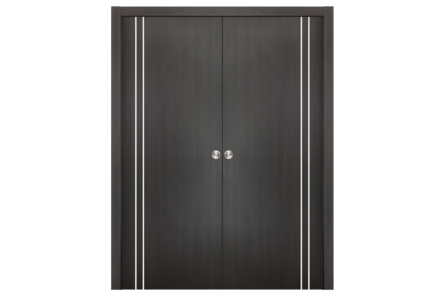 Nova Smart 006 Wenge Eco Veneer Modern Interior Door - Double Pocket Door