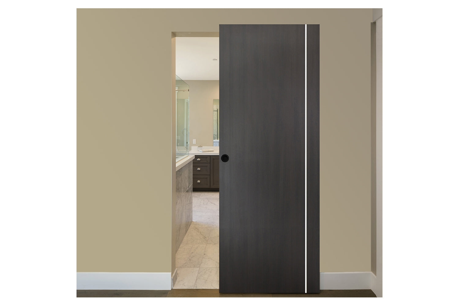 Nova Smart 007 Wenge Eco Veneer Modern Interior Door - Magic Door