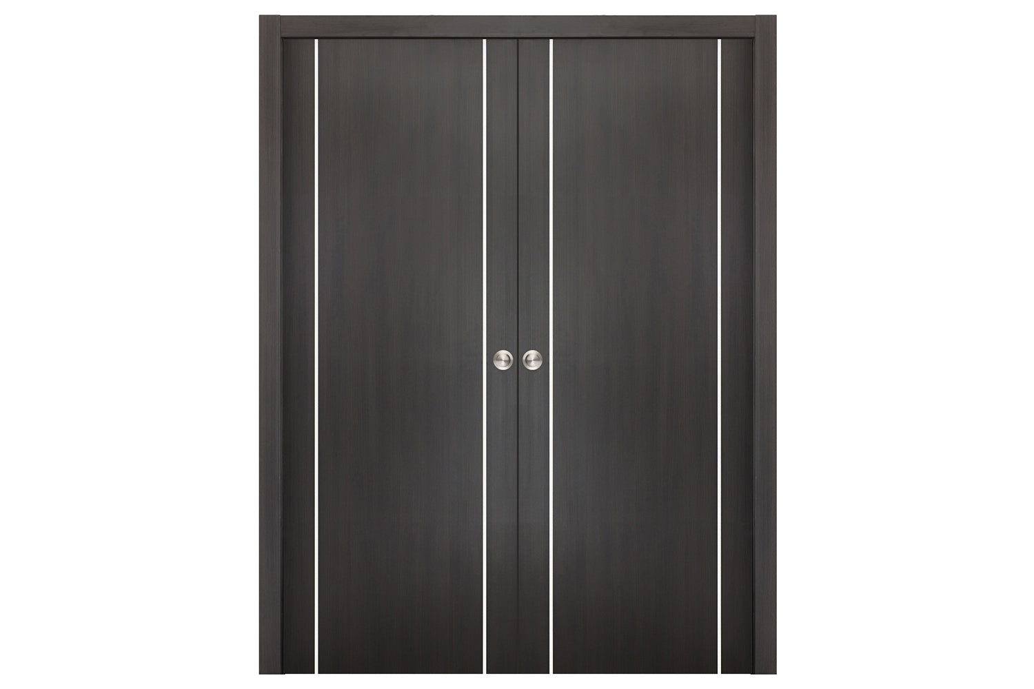 Nova Smart 008 Wenge Eco Veneer Modern Interior Door - Double Pocket Door