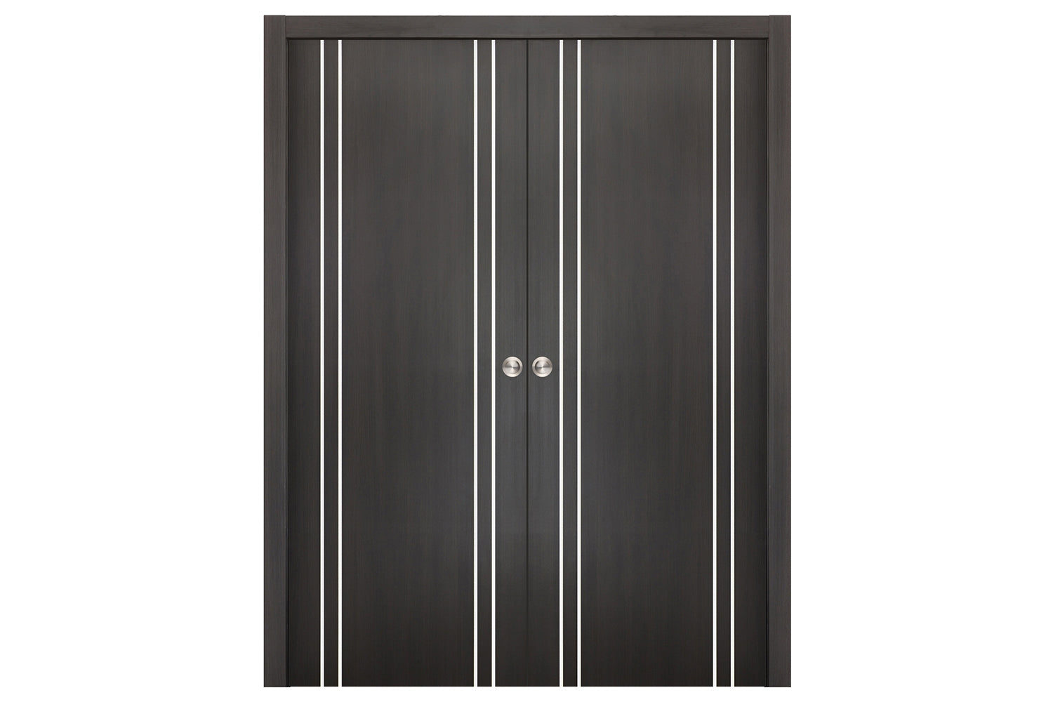 Nova Smart 009 Wenge Eco Veneer Modern Interior Door - Double Pocket Door