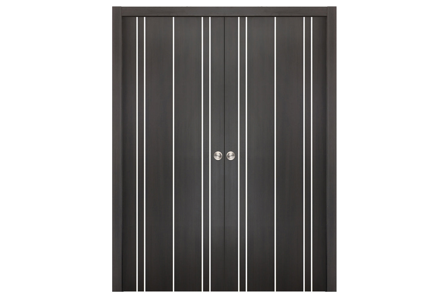 Nova Smart 011 Wenge Eco Veneer Modern Interior Door - Double Pocket Door