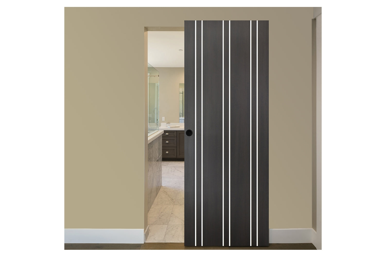 Nova Smart 012 Wenge Eco Veneer Modern Interior Door - Magic Door