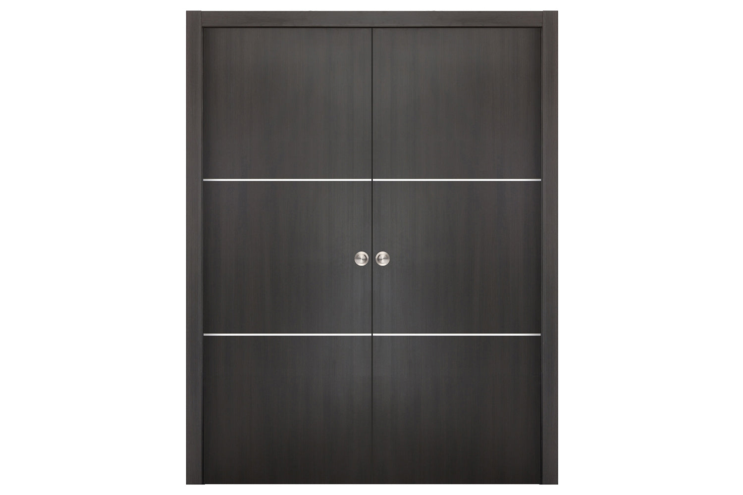 Nova Smart 013 Wenge Eco Veneer Modern Interior Door - Double Pocket Door