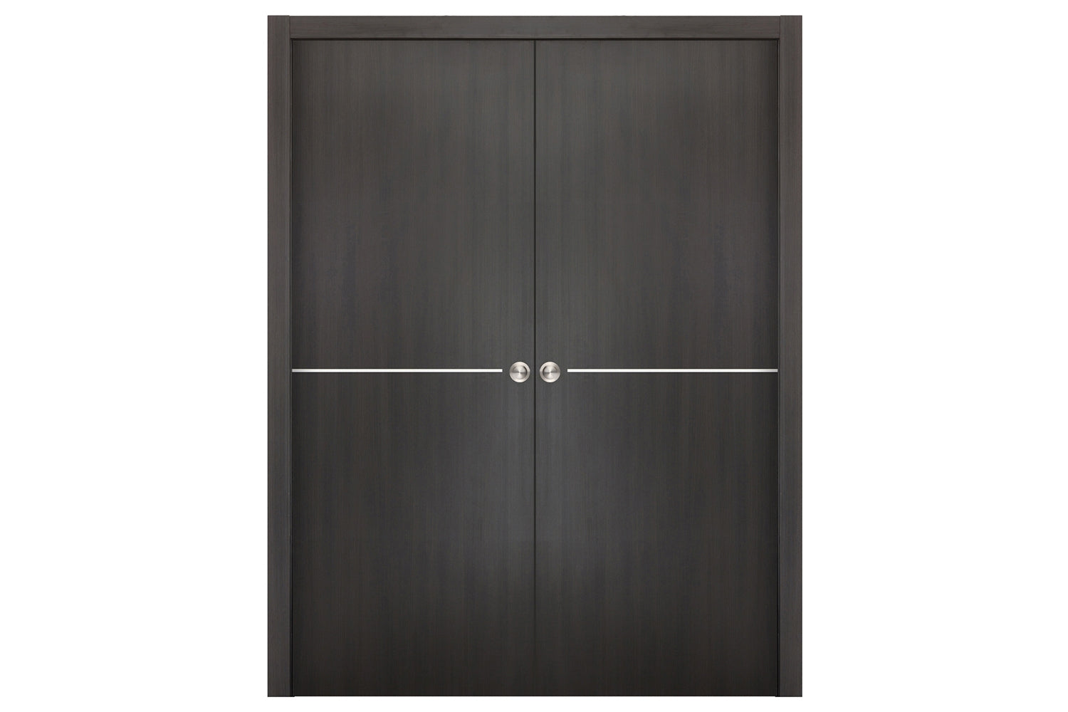 Nova Smart 014 Wenge Eco Veneer Modern Interior Door - Double Pocket Door