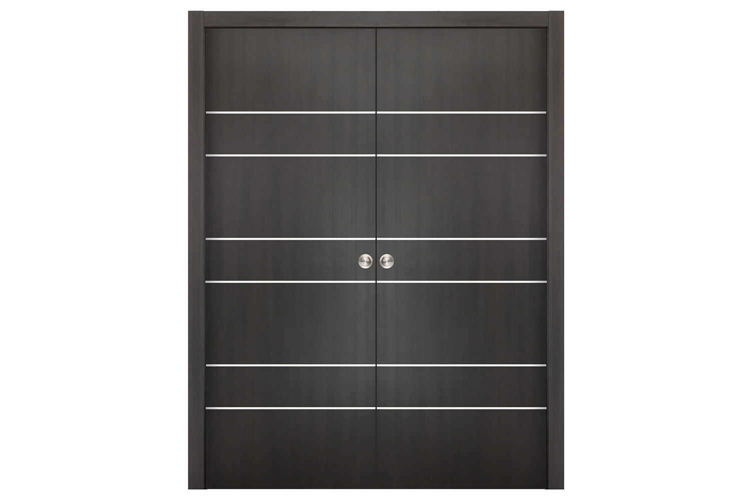 Nova Smart 020 Wenge Eco Veneer Modern Interior Door - Double Pocket Door