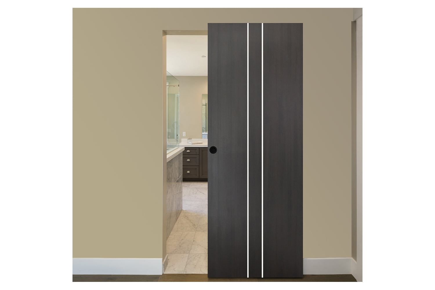 Nova Smart 021 Wenge Eco Veneer Modern Interior Door - Magic Door