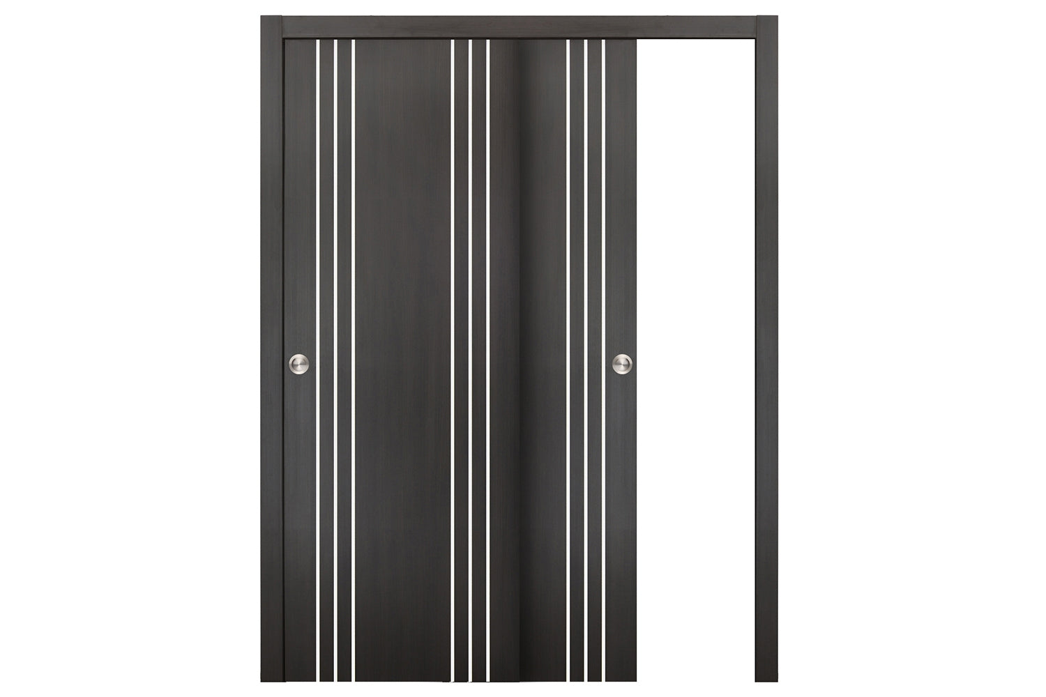 Nova Smart 022 Wenge Eco Veneer Modern Interior Door - Sliding Bypass Door