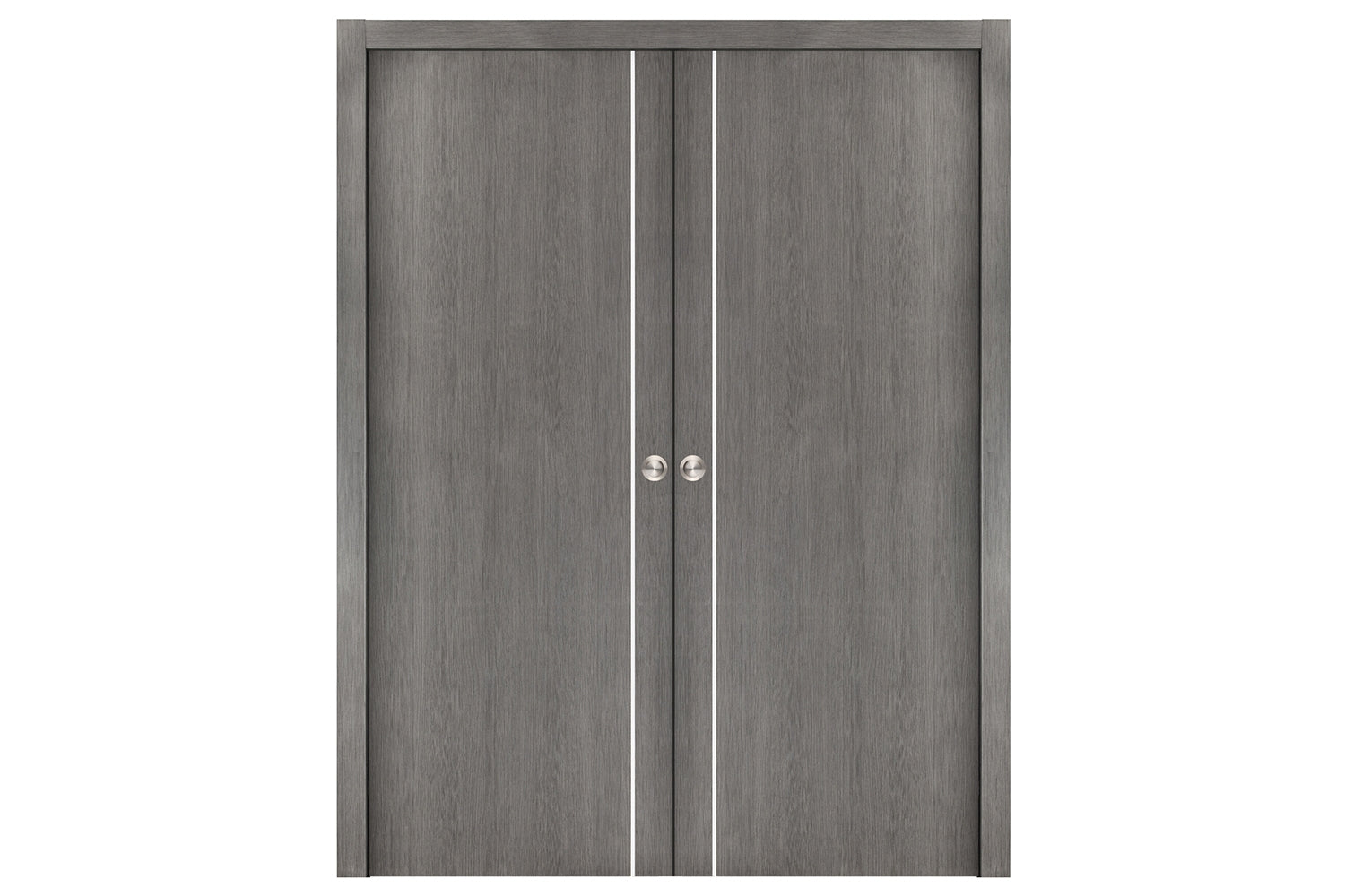Nova Smart 003 Gray Eco Veneer Modern Interior Door - Double Pocket Door
