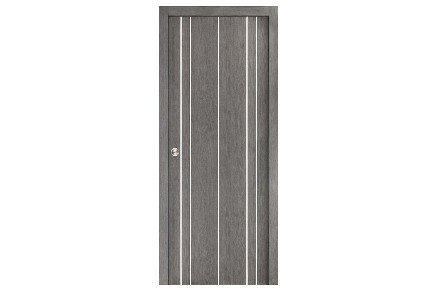 Nova Smart 011 Gray Eco Veneer Modern Interior Door - Single Pocket Door