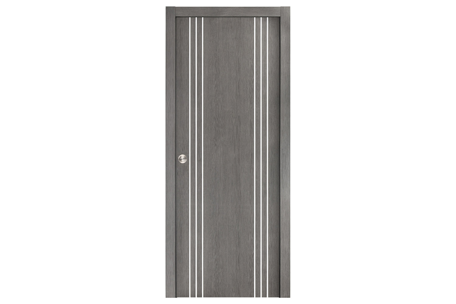 Nova Smart 022 Gray Eco Veneer Modern Interior Door - Single Pocket Door