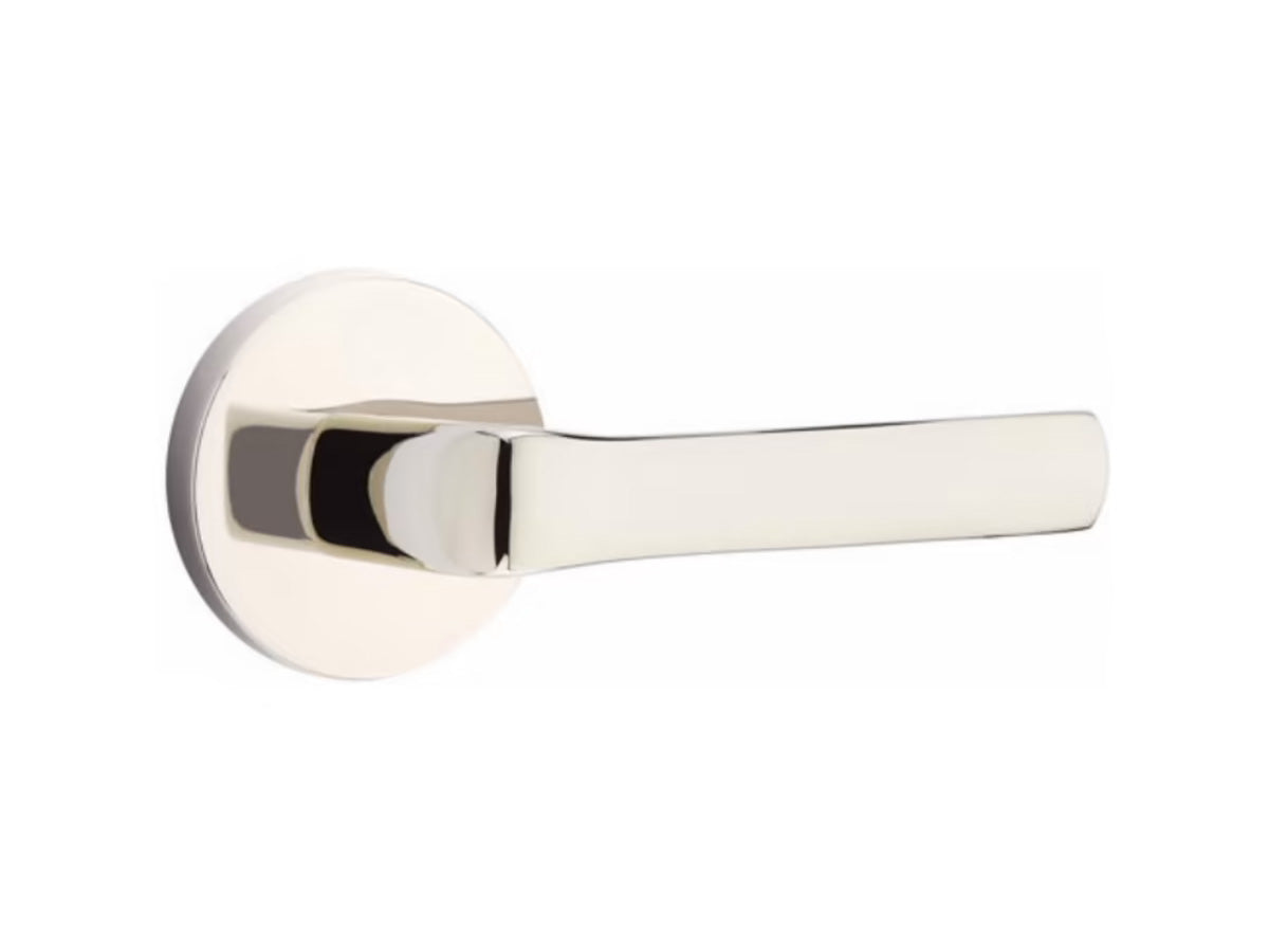 Emtek Spencer Brass Lever - Polished Nickel US14
