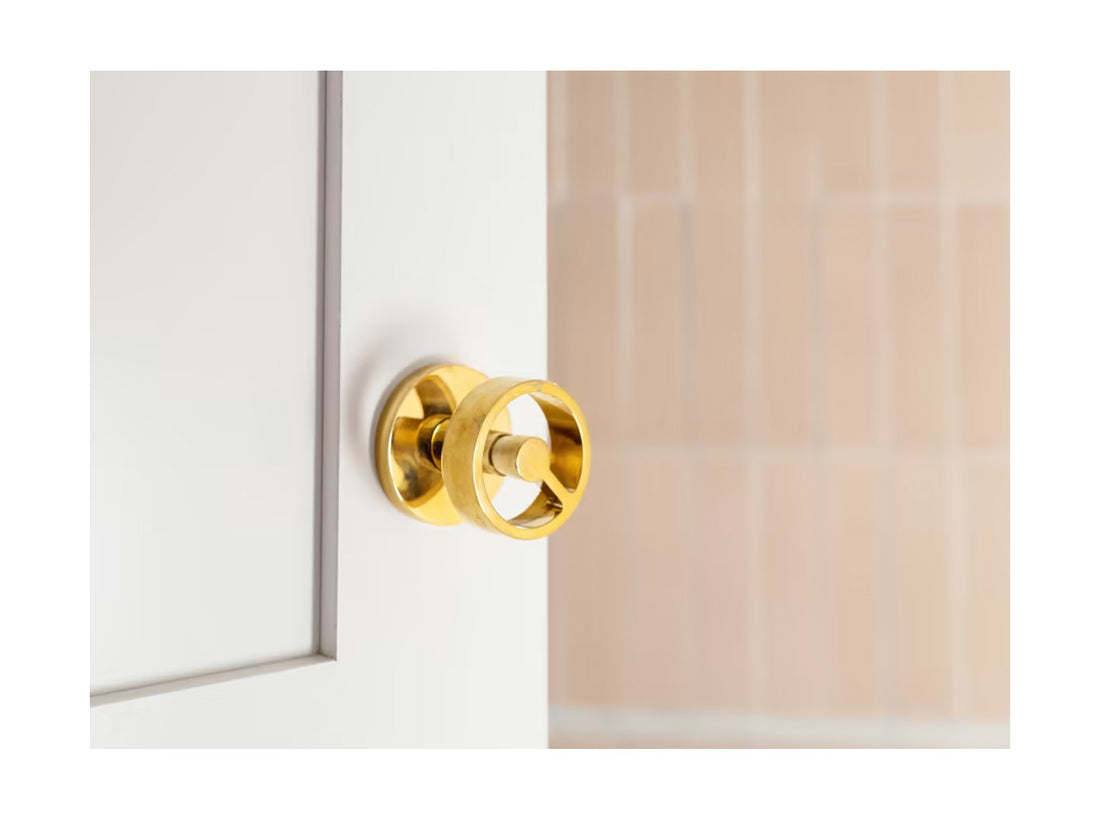 Emtek Spoke Brass Knob