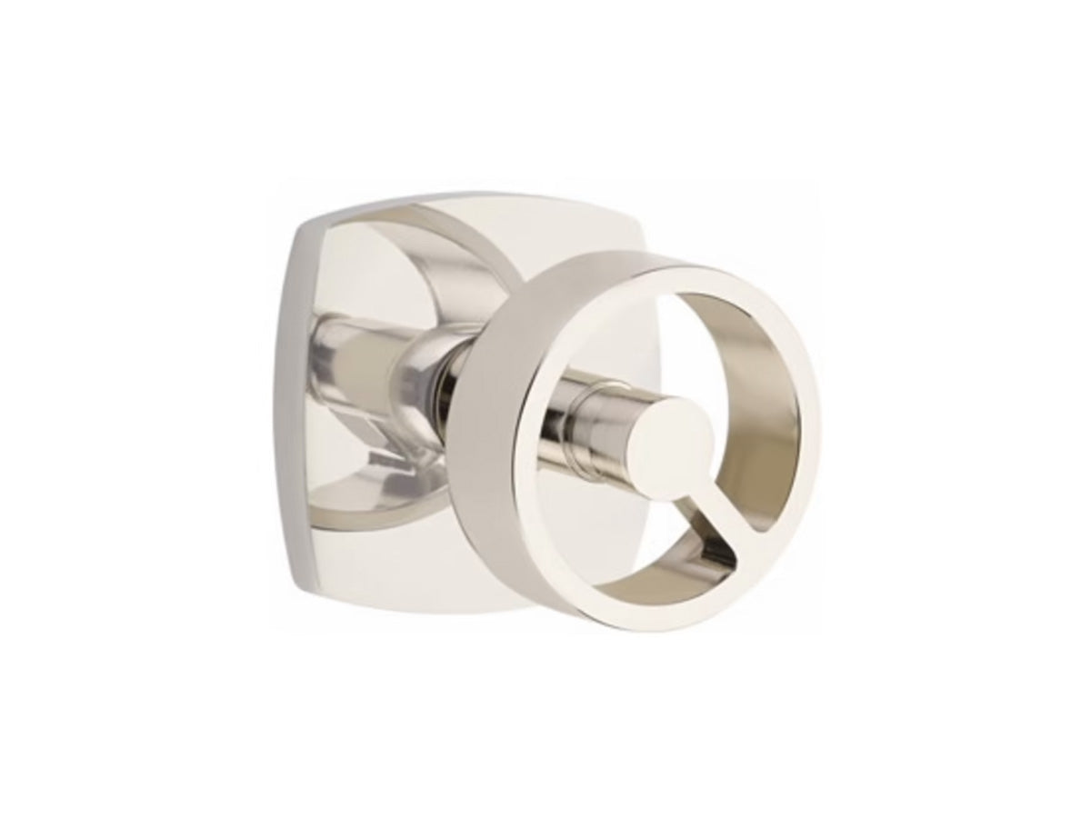 Emtek Spoke Brass Knob - Polished Nickel US14