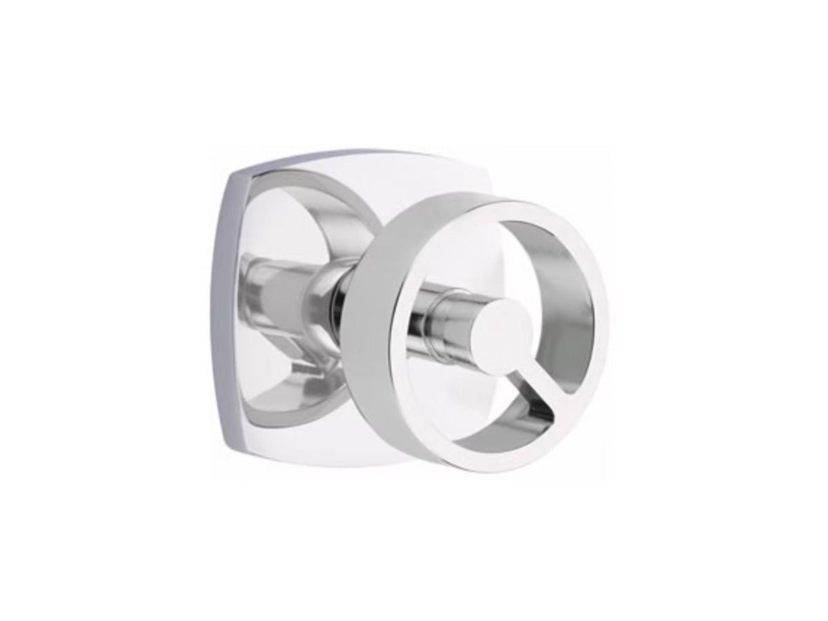 Emtek Spoke Brass Knob - Polished Chrome US26