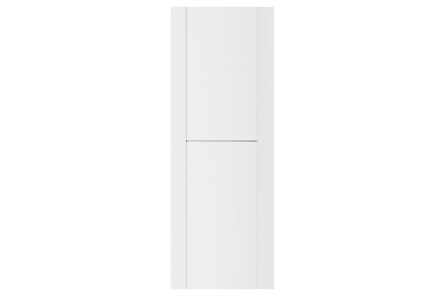 Nova Stile 002 Soft White Laminated Modern Interior Door - Slab
