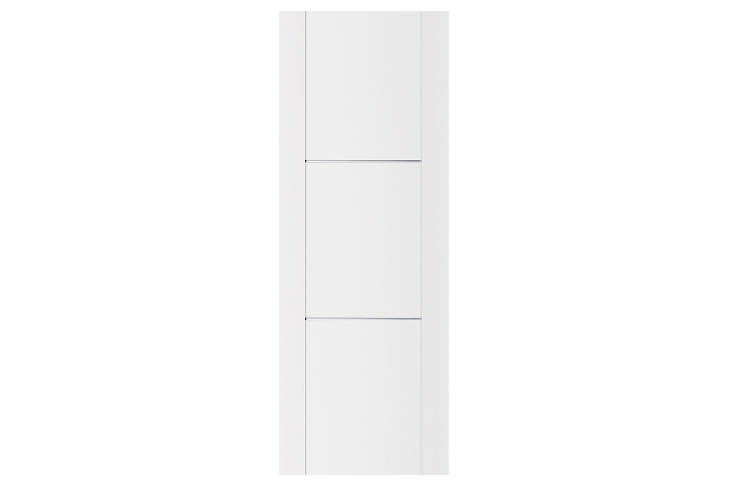 Nova Stile 004 Soft White Laminated Modern Interior Door - Slab