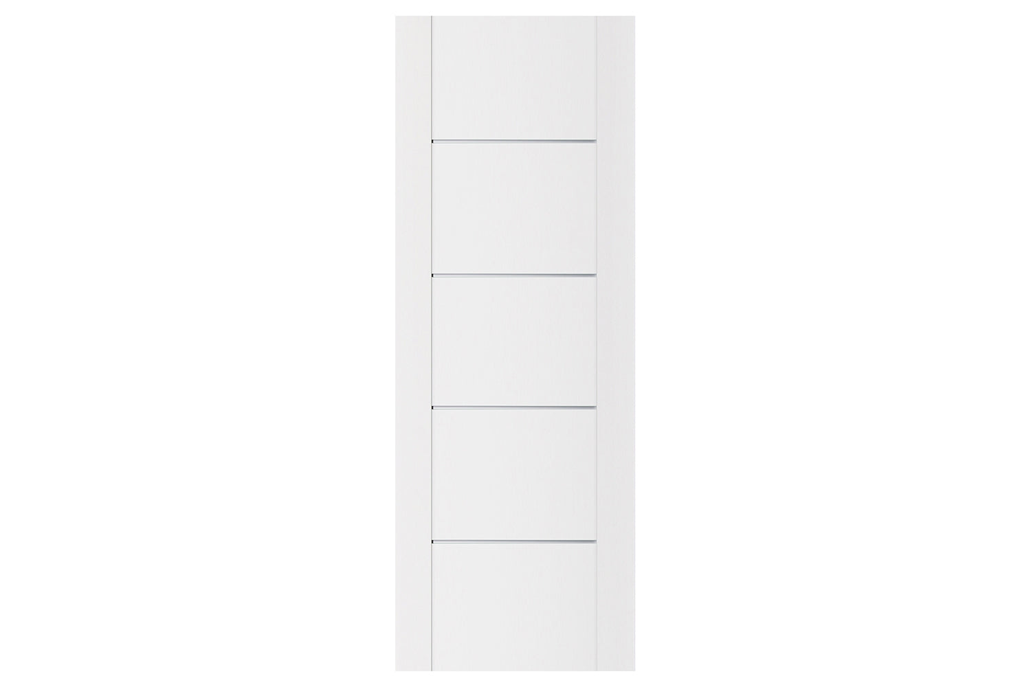 Nova Stile 007 Soft White Laminated Modern Interior Door - Slab