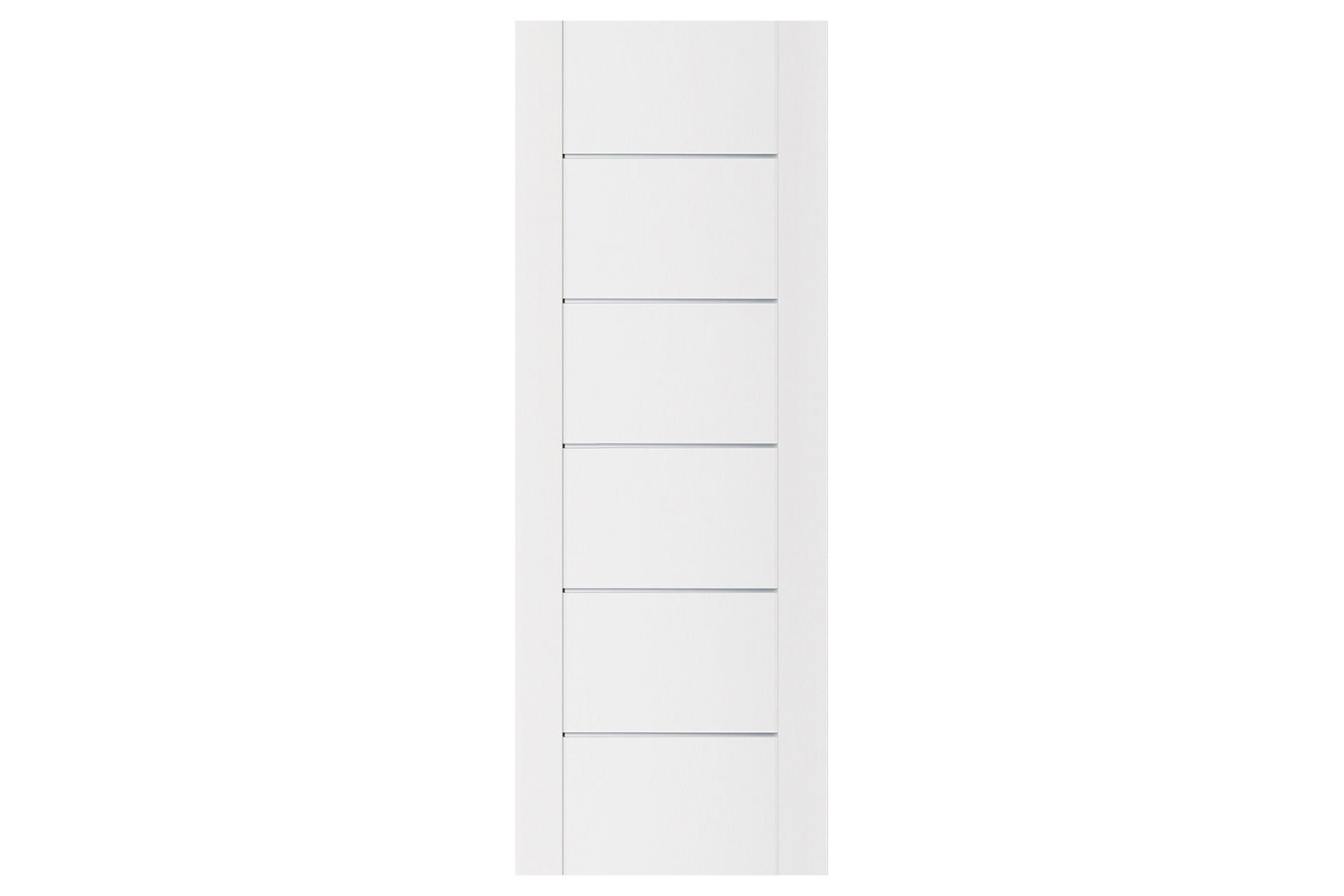 Nova Stile 008 Soft White Laminated Modern Interior Door - Slab