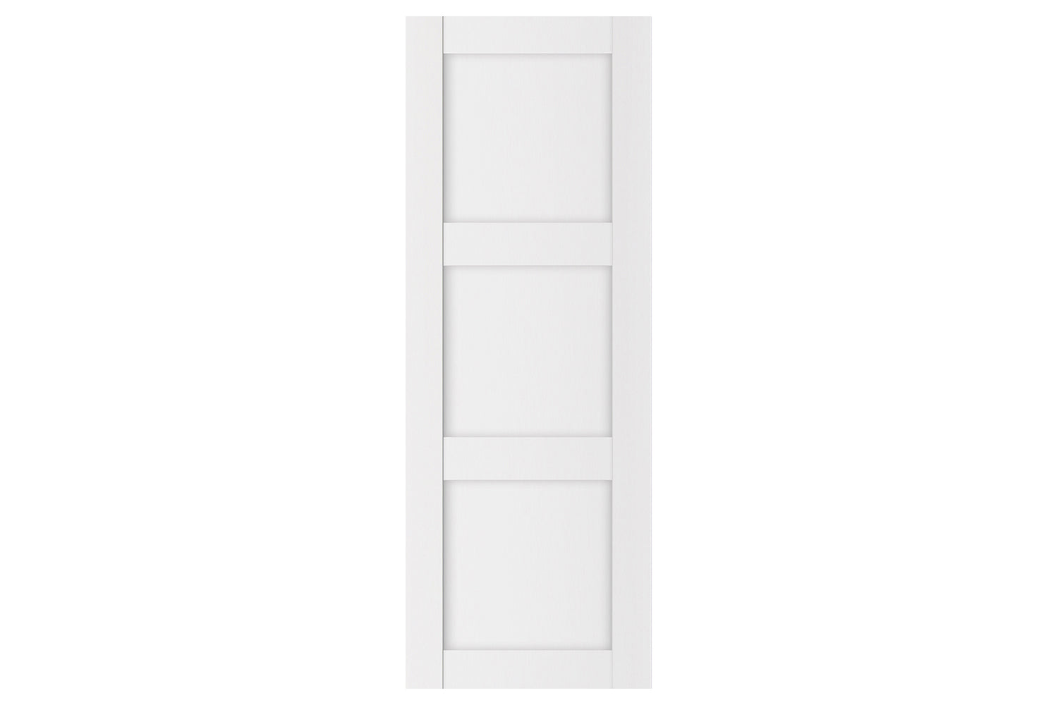 Nova Stile 058 Soft White Laminated Modern Interior Door - Slab