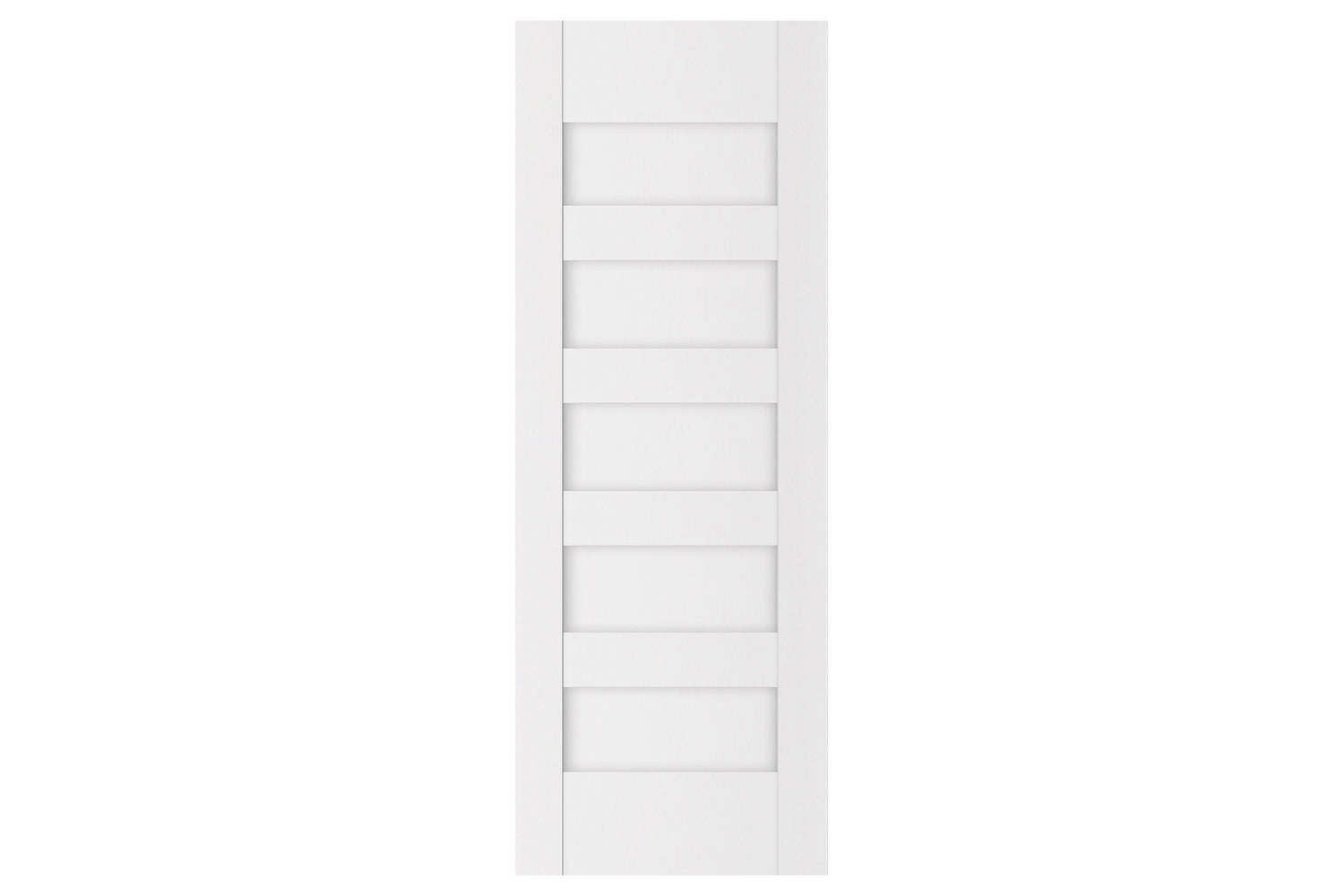 Nova Stile 057 Soft White Laminated Modern Interior Door - Slab