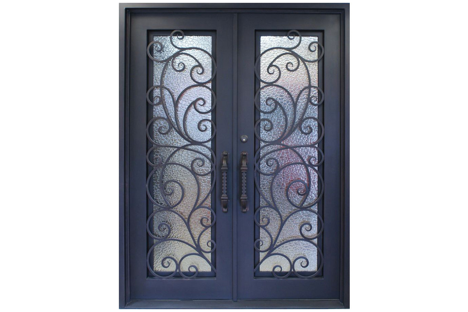 Stonehenge SH 01 Wrought Iron Exterior Door size 72 x 96